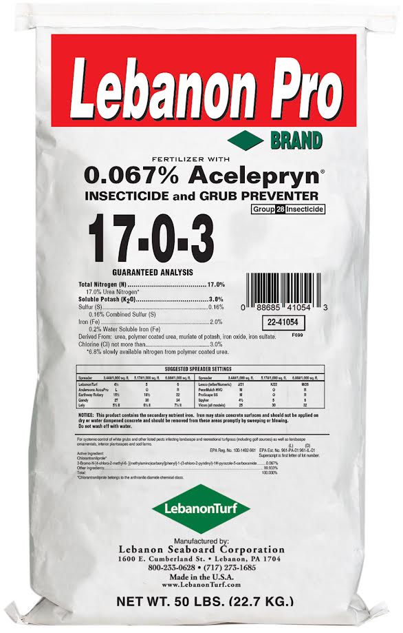 Lebanon Pro 17-0-3 40% PCU 2% Fe 0.067% A | Grass Roots Turf, Inc